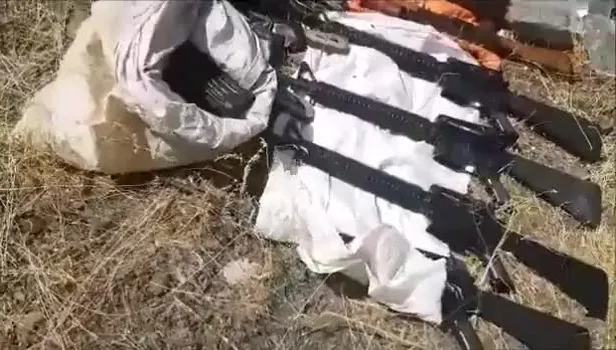 PKK'ya ait silah ve mühimmat ele geçirildi
