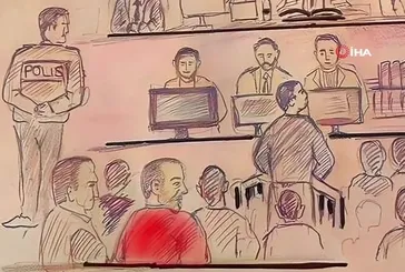 Adliye ressamı Yenidoğan Çetesini çizdi!
