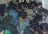 Vanda iki apartman dairesinden 115 kaçak Afgan göçmen çıktı