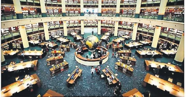 Millet kütüphanesi 7/24 saat hizmet veriyor! Ziyaretçi rekoru kırıyor