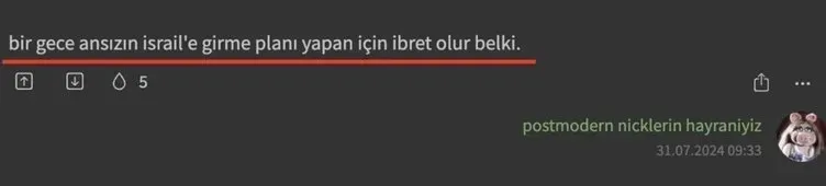Lağım çukuru Ekşi Sözlük yine iş başında! Hamas Lideri Haniye suikastı üzerinden Türkiye'yi hedef aldılar: Bugün İran’a bomba atan yarın Külliye’ye atar-6