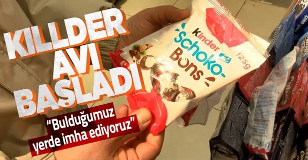İstanbul’da Kinder denetimi! Ürünler imha ediliyor