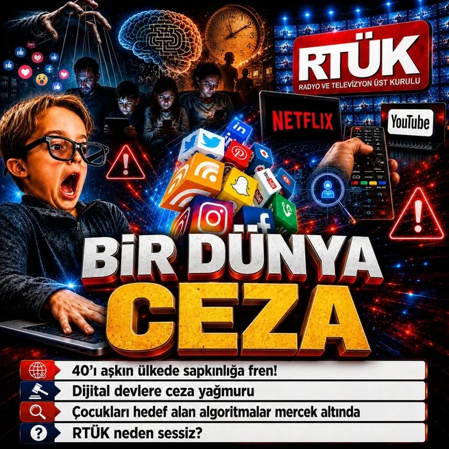 40ı aşkın ülkede sapkınlığa fren! Dijital devlere ceza yağmuru: RTÜK neden sessiz?