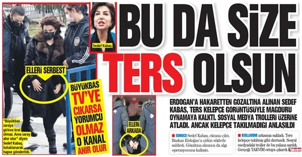 Başkan Erdoğan’a hadsiz söylemlerle hakaret eden Sedef Kabaş tutuklandı! Her kesimden büyük tepkiler yağdı