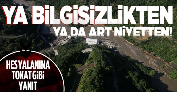 Çevre ve Şehircilik Bakan Yardımcısı Prof. Dr. Mehmet Emin Birpınar'dan HES iddialarına tepki: Ya bilgisizlikten ya da art niyettendir