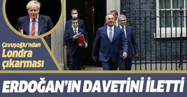 Son dakika: Dışişleri Bakanı Mevlüt Çavuşoğlu, İngiltere Başbakanı Johnson’la görüştü