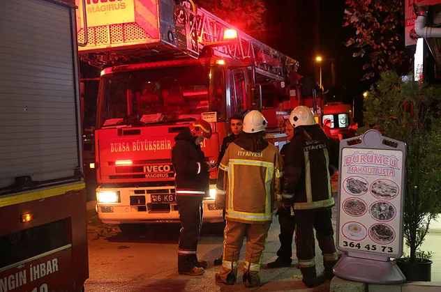 Bursa'da iş yerindeki yangın can aldı