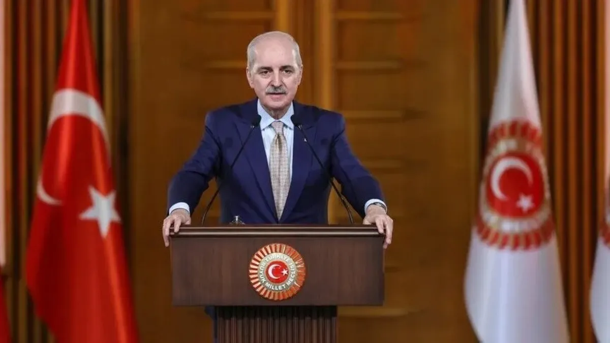 TBMM Başkanı Numan Kurtulmuş'tan Raşid el-Gannuşi açıklaması: "Sağlığına kavuşması ve özgür bırakılması en büyük temennimizdir"