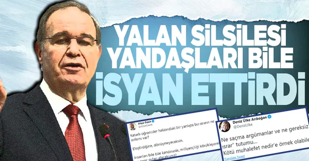 CHP'nin Katar yalanında ısrarı yandaşlarını bile çileden çıkardı
