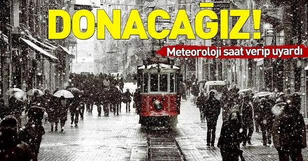 Meteoroloji’den hava durumu uyarısı: Donacağız! İstanbul’da bugün kar yağacak mı? İşte 23 Şubat hava durumu