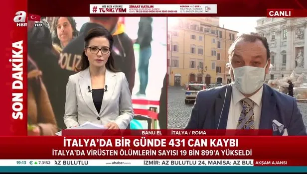 Son dakika: İtalya'da Kovid-19'dan ölenlerin sayısı 19 bin 899'a yükseldi