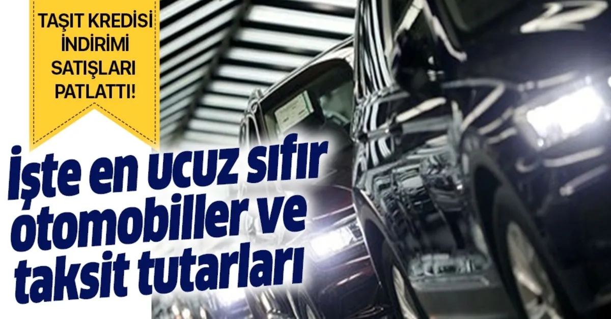 11 Ekim En Ucuz Sifir Otomobil Markalari Kampanyalari Hangileri