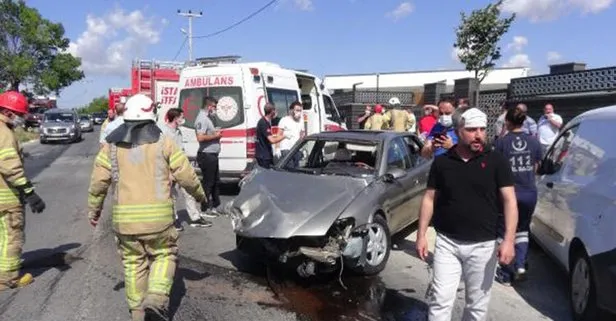 Silivri’de feci kaza: 3 yaralı!
