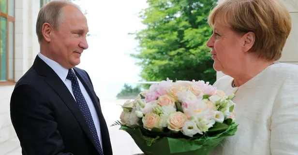Merkel ile Putin görüştü