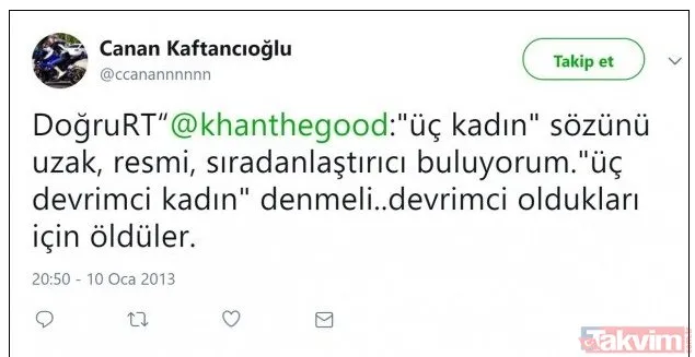 CHP İstanbul İl Başkanı Canan Kaftancıoğlu polisleri şehit eden MLKP terör örgütü kurucularından Hasan Ocak’ı “Komutan” diye övmüş!