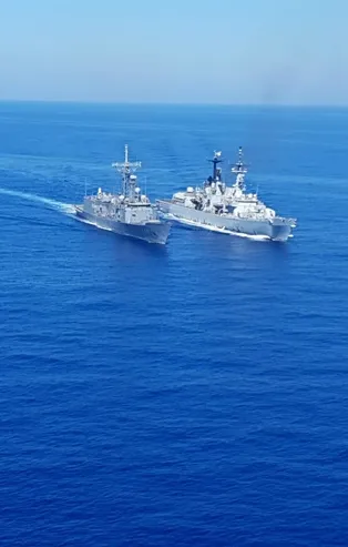 Son dakika: MSB fotoğrafları paylaştı: Doğu Akdeniz'de tatbikat