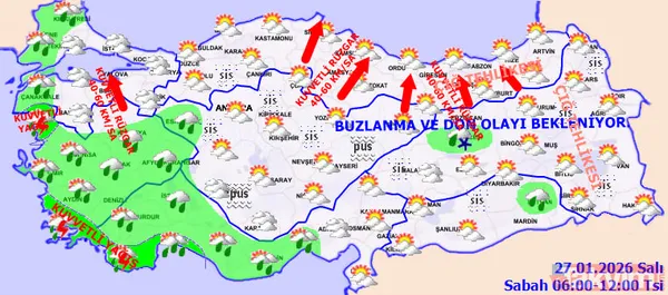 Kar bu hafta geri dönüyor! Meteoroloji'den 17 ile sarı kod: Fırtına ve kuvvetli yağışlara dikkat! - 2