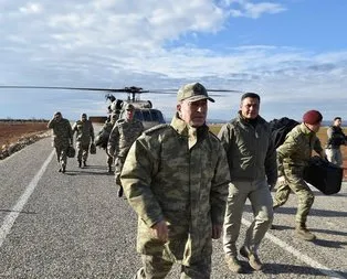 Org. Akar Suriye sınırında
