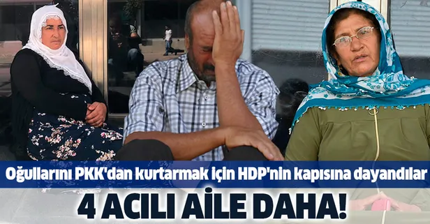 Son dakika: Diyarbakır'da HDP önünde eylem yapan aile sayısı 4'e çıktı