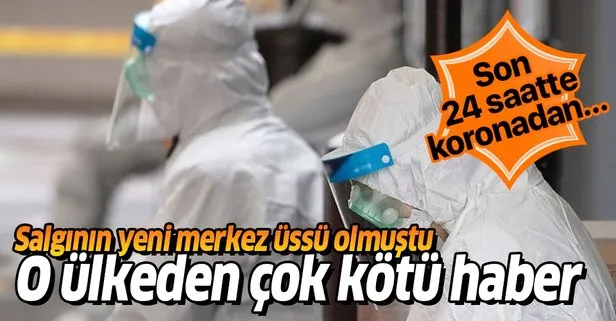 Son dakika: Koronavirüsün merkez üssü ABD’den çok kötü haber! Ölü sayısı yükseldi