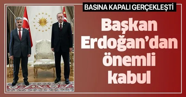 Başkan Erdoğan'dan önemli kabul