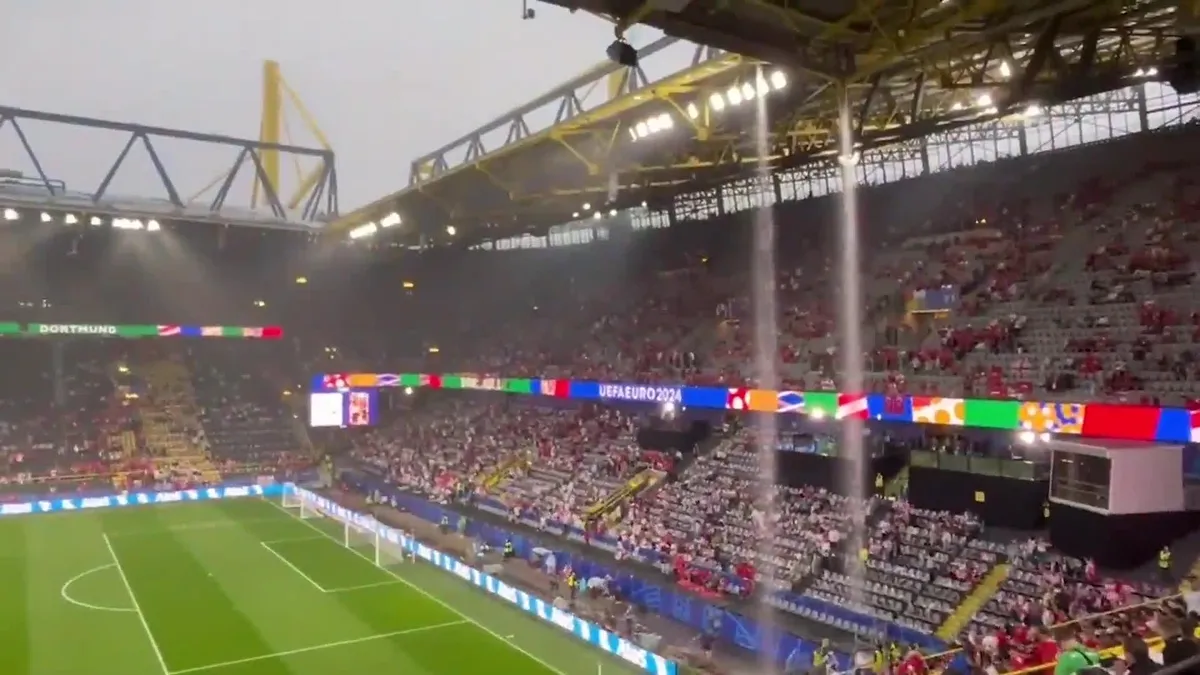 Dortmund'da yağmur şiddetini arttırdı!