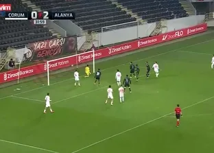 GOL: Çorum FK 0 - 3 Alanyaspor | Steve Mounie
