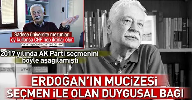 2017 yılında AK Parti seçmenini aşağılayan Esmer ağız değiştirdi