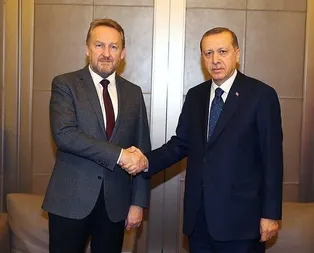 Cumhurbaşkanı Erdoğan, İzzetbegoviç’i kabul etti