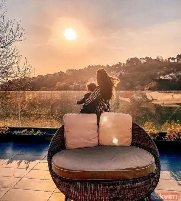 Burak Özçivit küçük oğlu Kerem'i paylaştı! Annesi Fahriye Evcen'den çok babasına benzetildi! Fotoğrafta iki tane Burak var... - 47