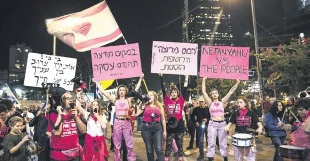 Tel Aviv’de protestolar alevlendi!