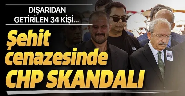 Son dakika... Şehit cenazesinde CHP skandalı! 34 kişi gözaltına alındı