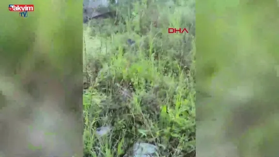 Samsun'da sokağa insansız hava aracı düştü