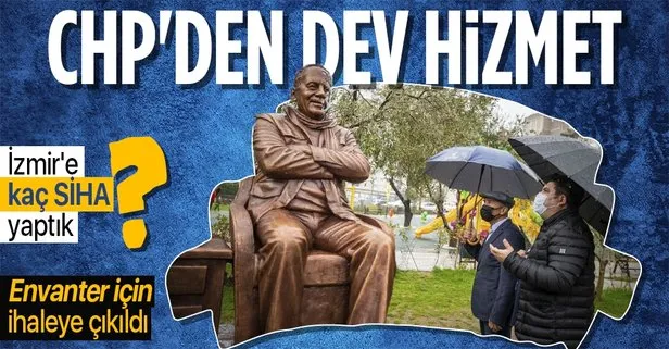 CHP’li İzmir Büyükşehir Belediyesi kentteki heykelleri saymak için ihale açtı