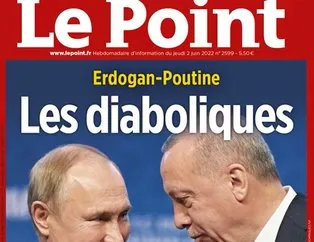 Erdoğan ve Putin’i manşete taşıyıp ’Şeytaniler’ başlığı attılar!