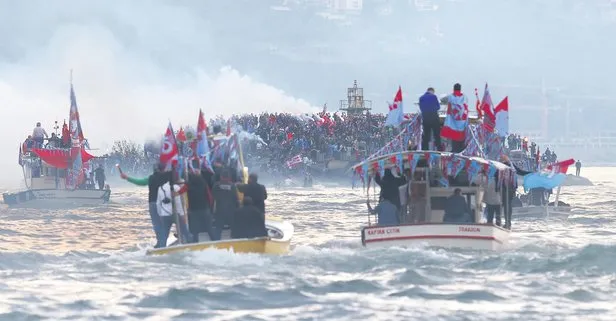 Şampiyonluk kutlamaları öncesi Karadeniz, Bordo-Maviye boyandı