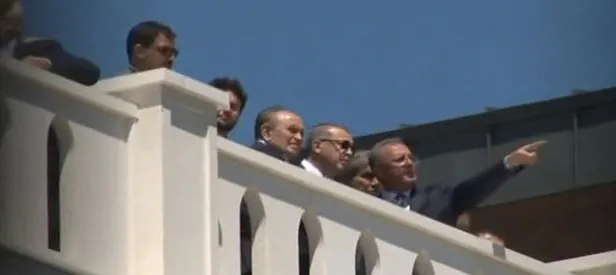 Erdoğan yeniden yapılan okulunu ziyaret etti
