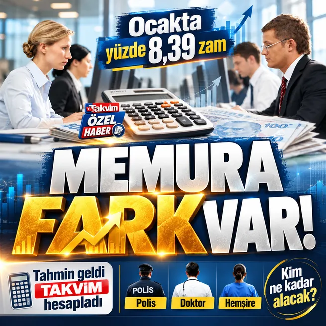 Memura ocakta yüzde 8,39 zam! TAKVİM hesapladı: En düşük maaş 76 bin TLyi aşacak