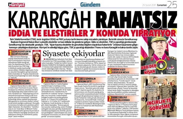 'Rahatsız' Hürriyet'e soruşturma-1