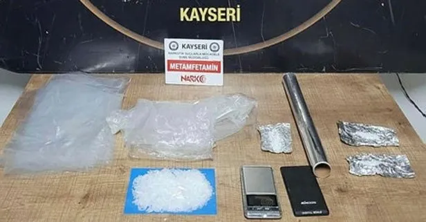 Kayseri’de uyuşturucu operasyonu: 2 gözaltı