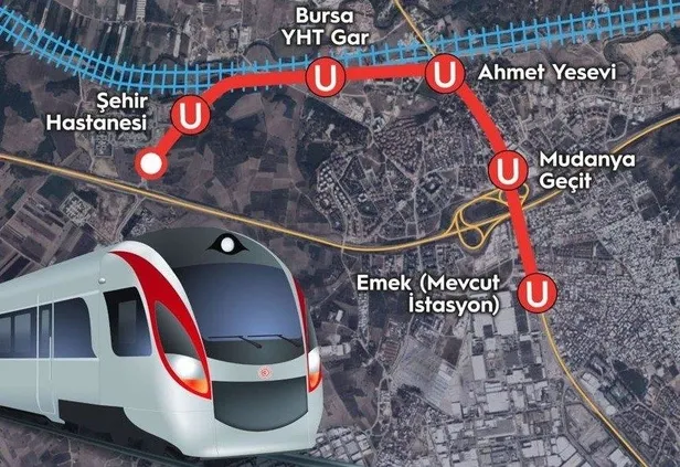 Bursa'ya metro ve hızlı tren: Bursa-İstanbul ve Bursa-Ankara arasındaki seyahat süresi 2 saat 15 dakikaya düşecek!-2