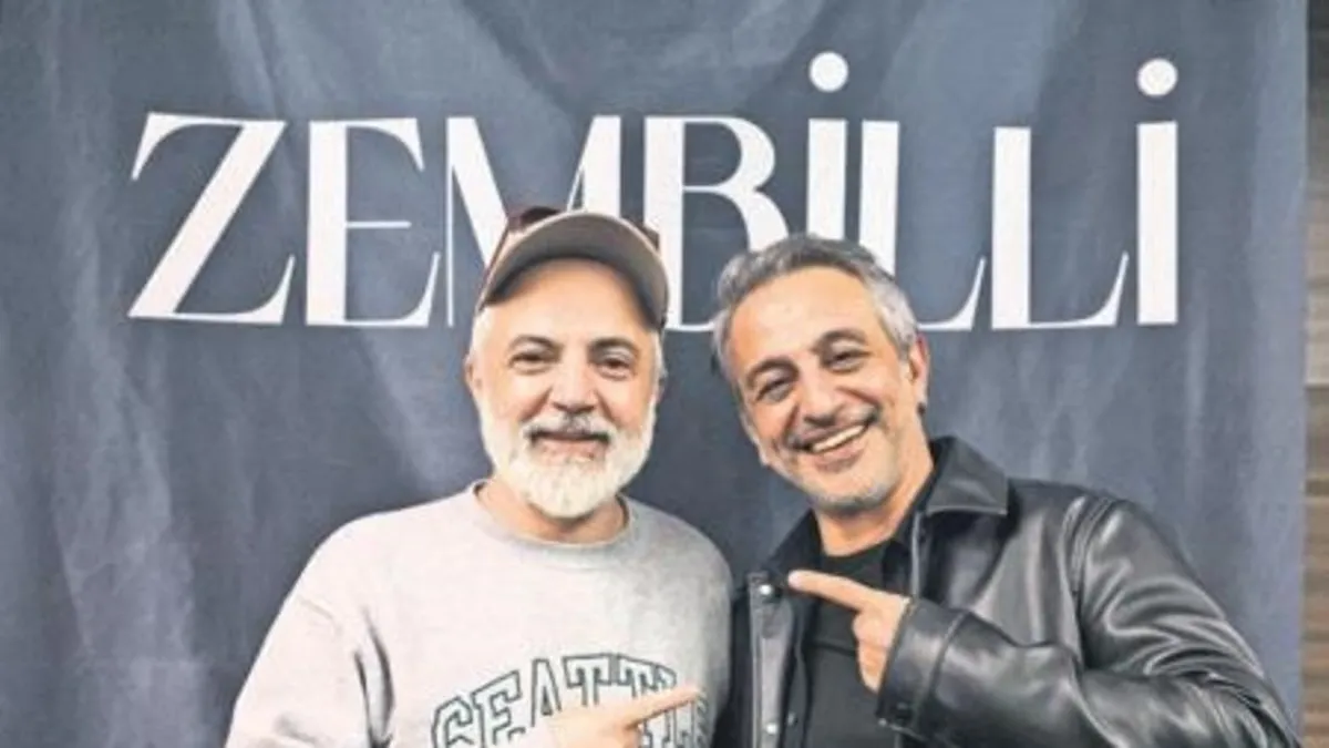 Dost işi | ATV'nin yeni dizisi Zembilli Murat Akkoyunlu ve Ruhi Sarı'yı bir araya getirdi