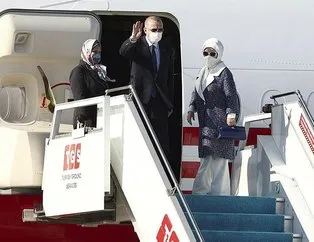 Başkan Recep Tayyip Erdoğan Katar’da