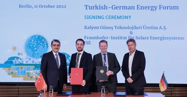 Kalyon Enerji ile Fraunhofer Enstitüsü arasında imzalar atıldı: Güneş enerjisi teknolojileri için iş birliği