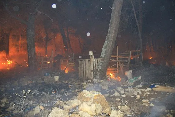 Muğla'da orman yangını! 34 hane boşaltıldı - 1