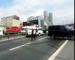 İstanbul’da inanılmaz kaza