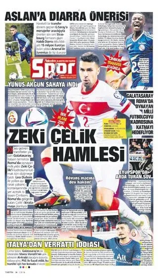 İkinci Zeki Çelik hamlesi: Galatasaray Roma'da oynayan milli yıldız için yeni bir görüşme yaptı-3