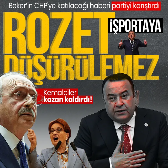 Adnan Bekerin CHPye katılacağı haberi Kemalcileri kızdırdı! Kazan kaldırdılar: Rozet işportaya düşürülemez