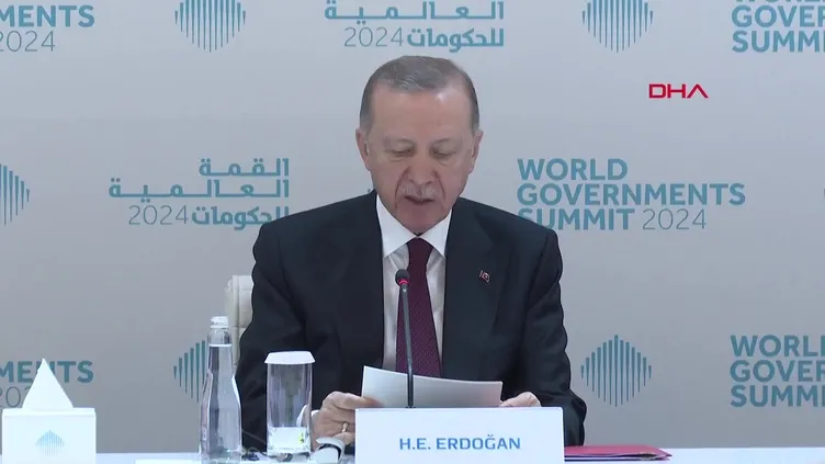 Başkan Erdoğan'dan BAE'de uluslararası yatırım şirketleri ve emirlik ailelerine ait şirketlerin temsilcileriyle görüştü