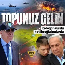 Yair Netanyahu’dan sözde Kürdistan haritalı paylaşım! Başkan Erdoğan vurdu katilin oğlu kudurdu